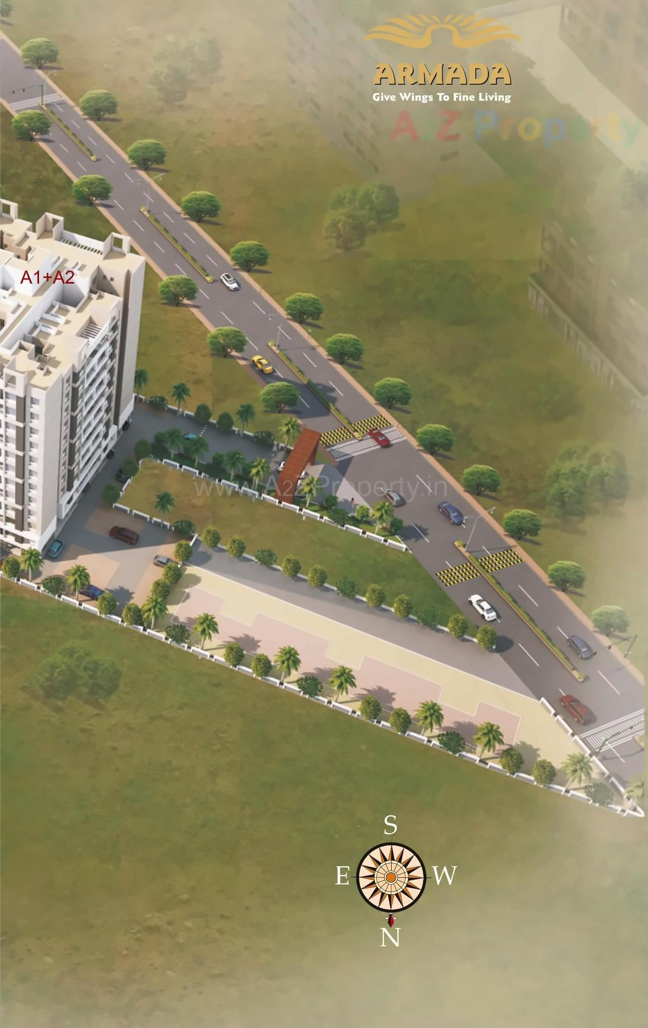 3D Elevation of real estate project Armada located at Wakad, Pune, Maharashtra