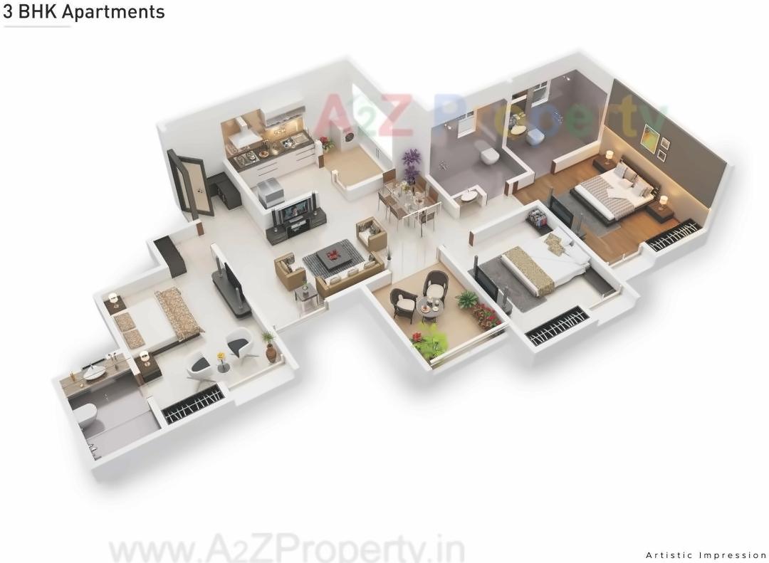 Layout of real estate project Arv Newtown located at Pisoli, Pune, Maharashtra