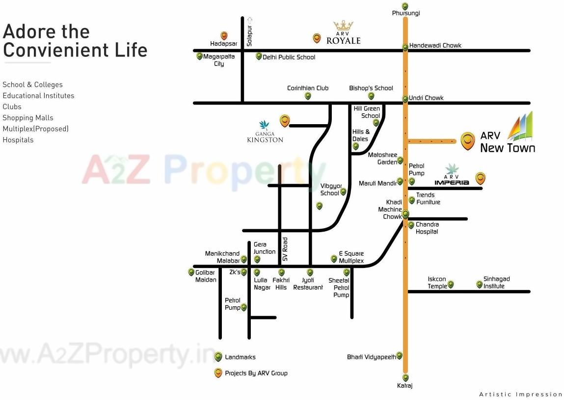  of real estate project Arv Newtown located at Pisoli, Pune, Maharashtra