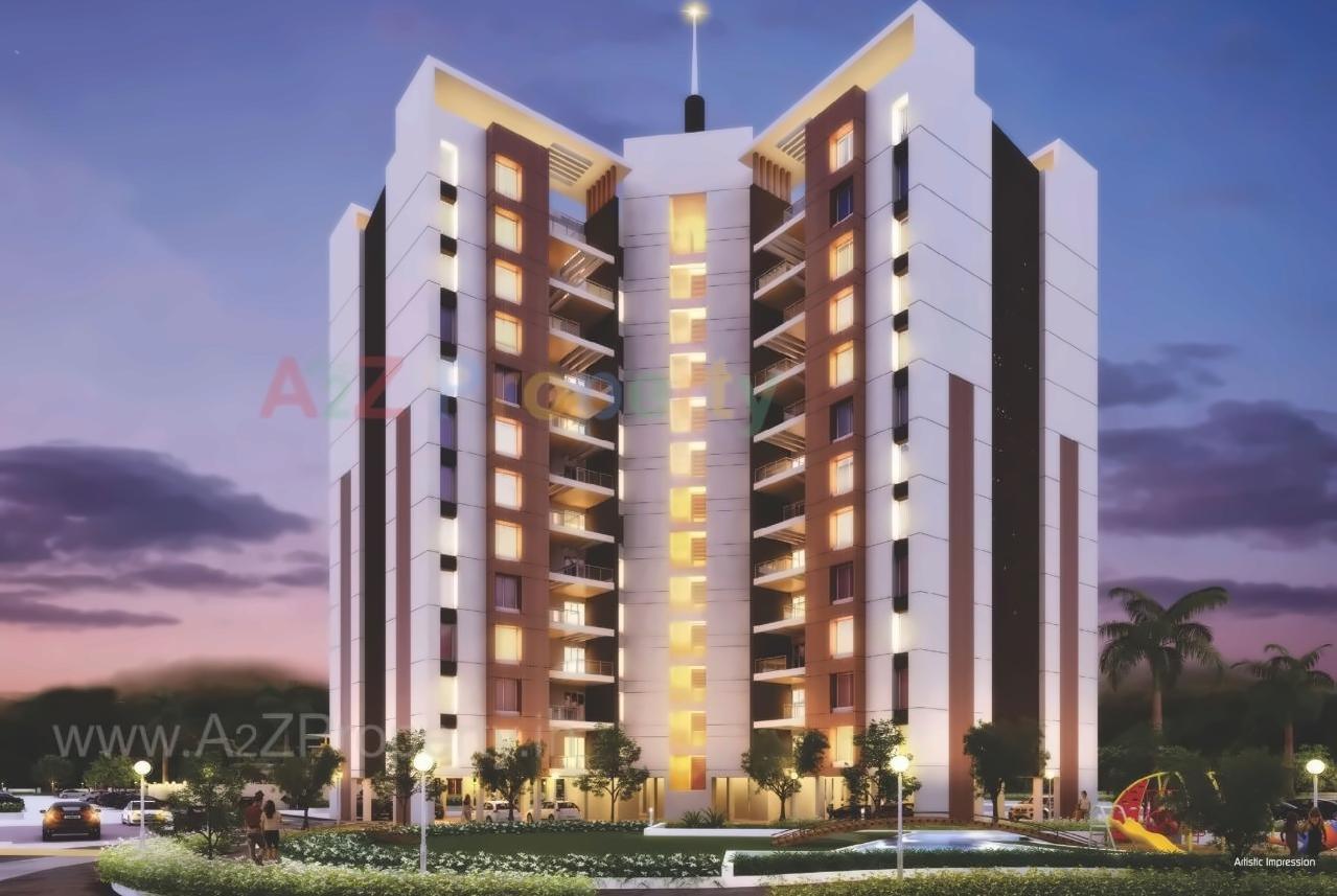 3D Elevation of real estate project Arv Newtown located at Pisoli, Pune, Maharashtra