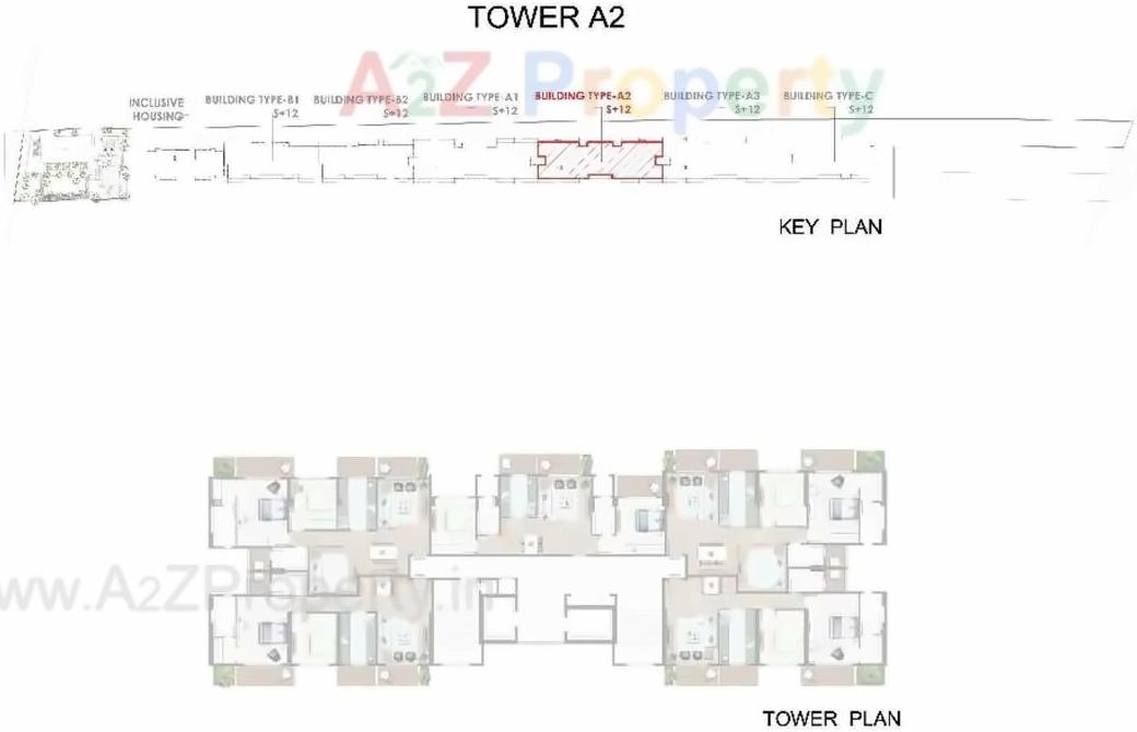 Layout of real estate project Atelier Greens located at Keshavnagarmundwa, Pune, Maharashtra