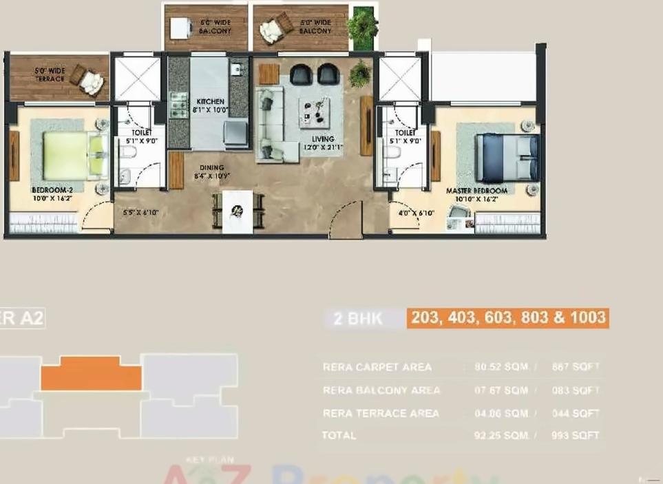 Layout of real estate project Atelier Greens located at Keshavnagarmundwa, Pune, Maharashtra