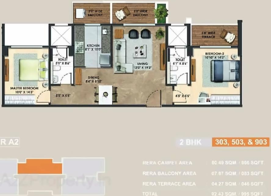 Layout of real estate project Atelier Greens located at Keshavnagarmundwa, Pune, Maharashtra