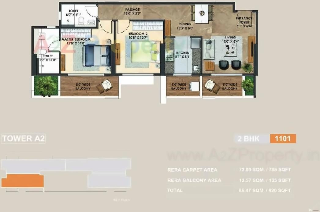 Layout of real estate project Atelier Greens located at Keshavnagarmundwa, Pune, Maharashtra