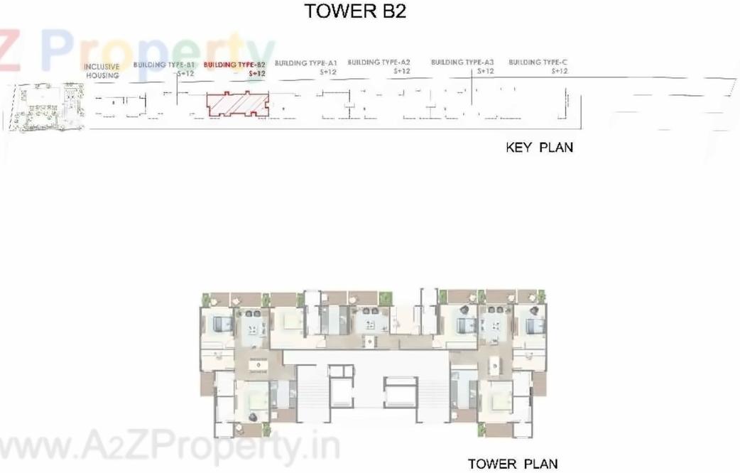 Layout of real estate project Atelier Greens located at Keshavnagarmundwa, Pune, Maharashtra