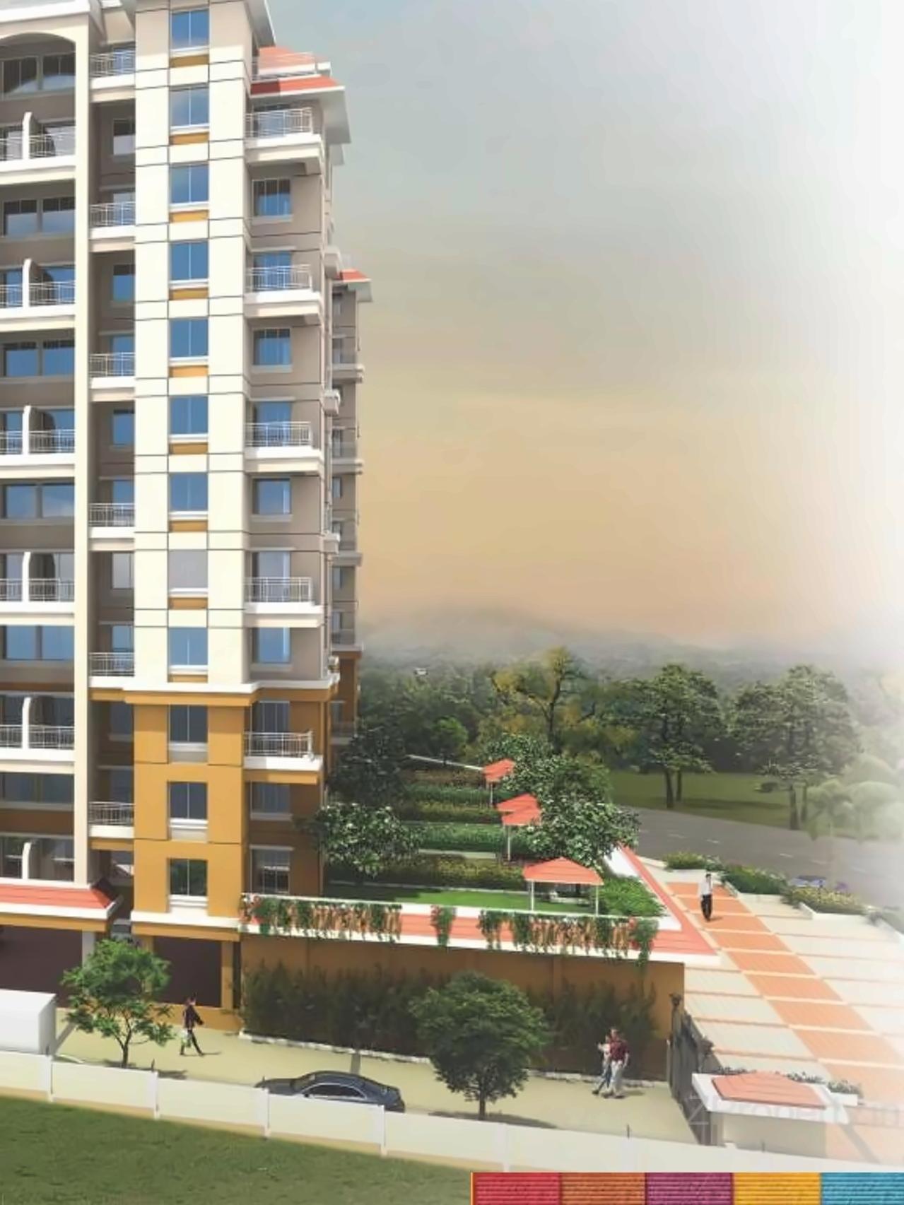 3D Elevation of real estate project Athashri Baner located at Baner, Pune, Maharashtra