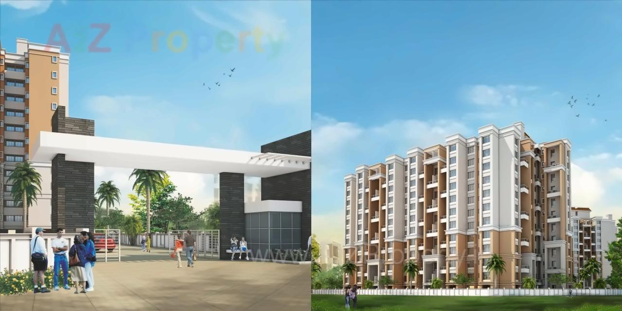 3D Elevation of real estate project Atlanta located at Wakad, Pune, Maharashtra