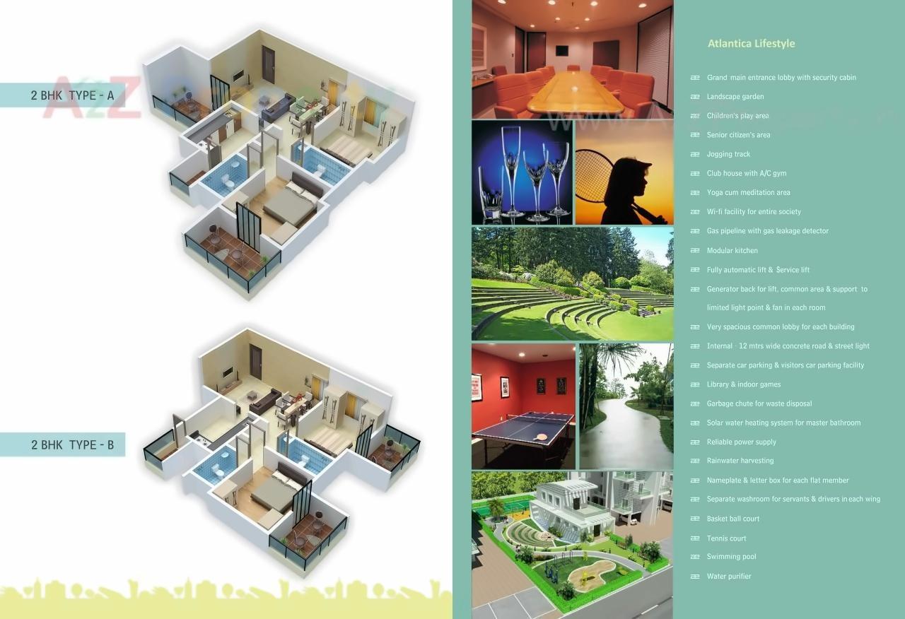 Layout of real estate project Atlantica East C D Project located at Mundhawa, Pune, Maharashtra