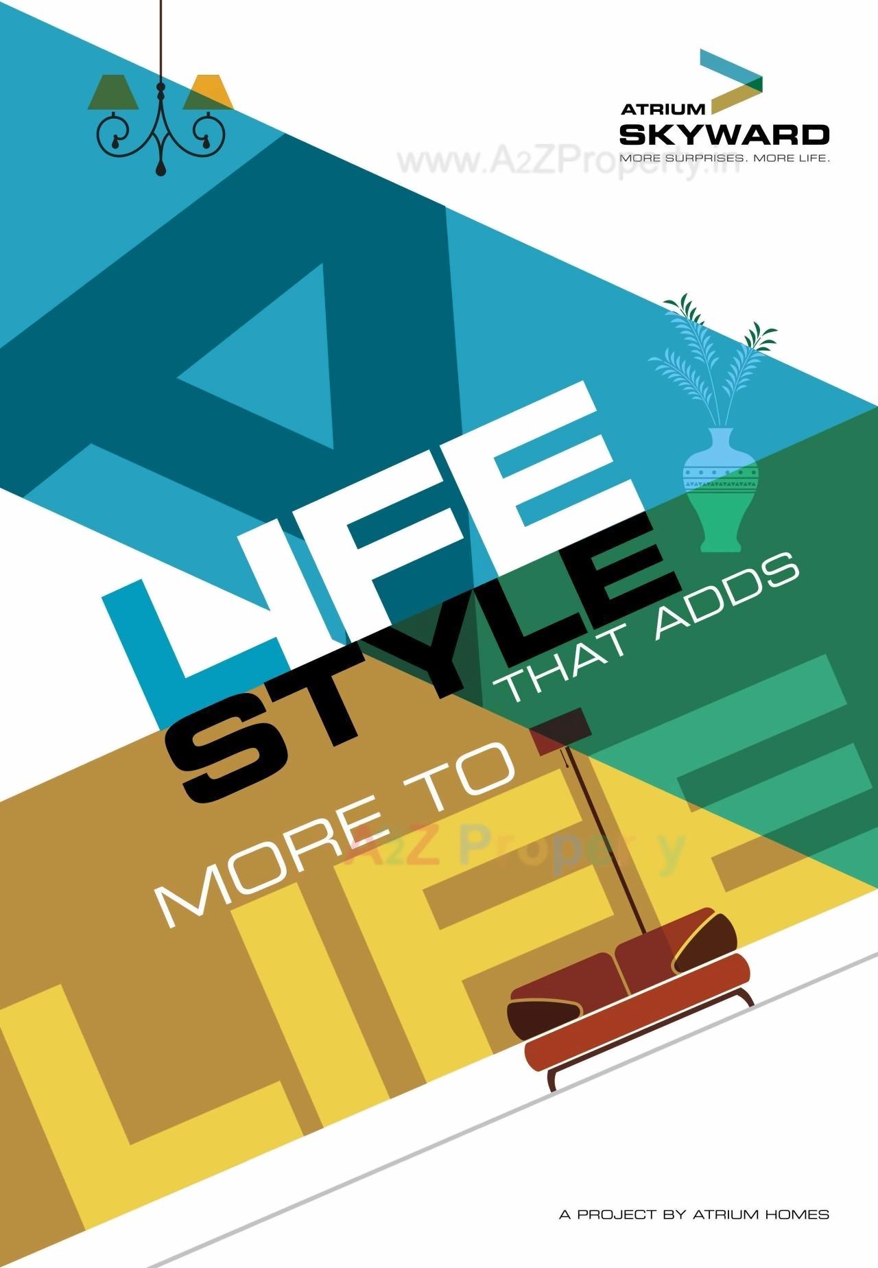 Layout of real estate project Atrium Skyward located at Undri, Pune, Maharashtra