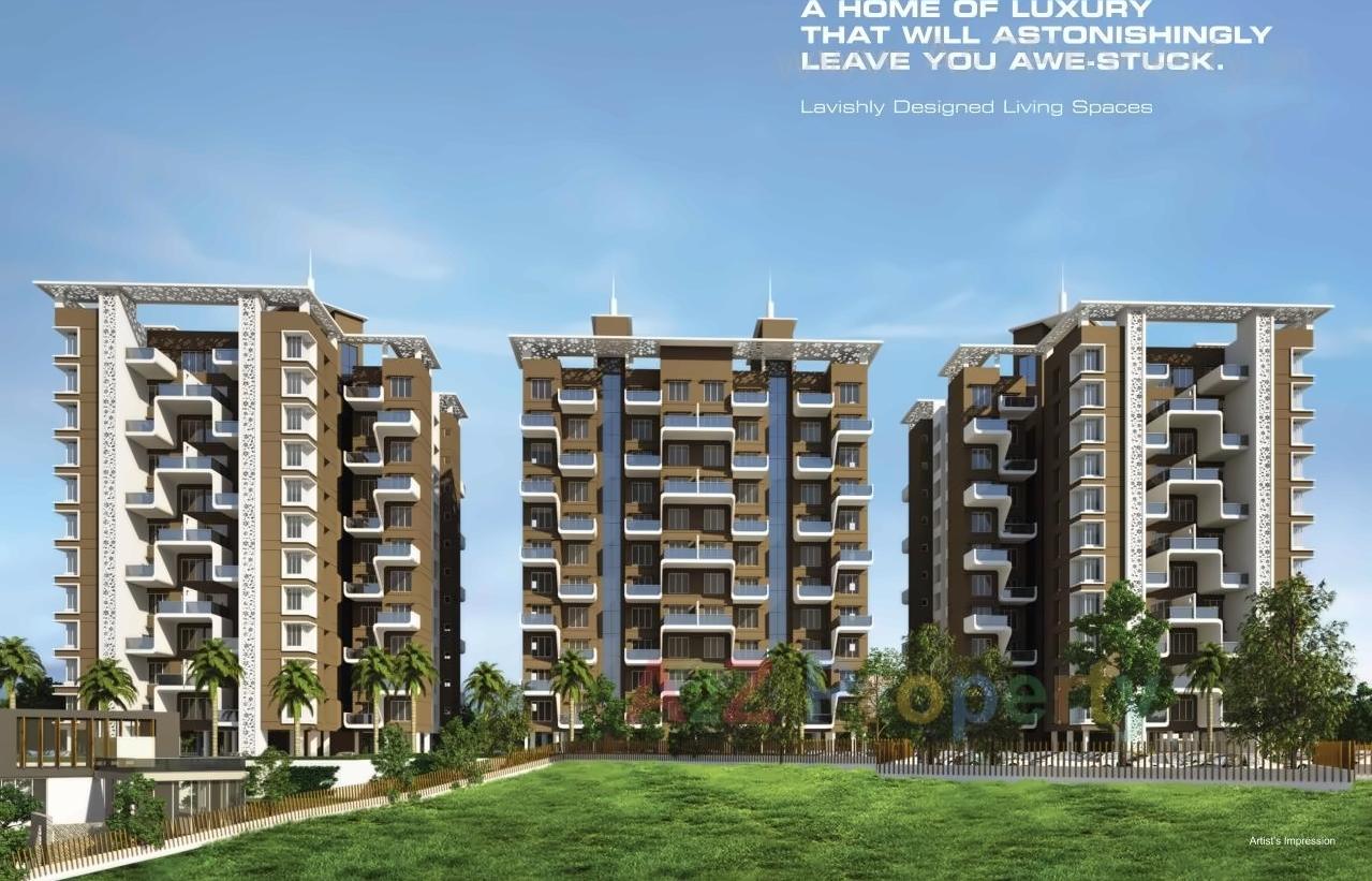 3D Elevation of real estate project Atrium Skyward located at Undri, Pune, Maharashtra