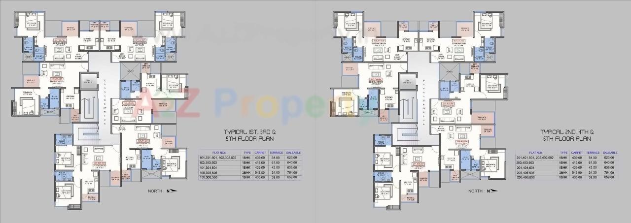 Layout of real estate project Aundh Riviera located at Bopodi, Pune, Maharashtra