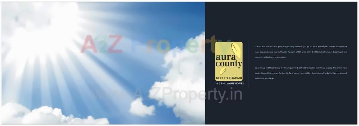  of real estate project Aura County A,b located at Wagholi, Pune, Maharashtra