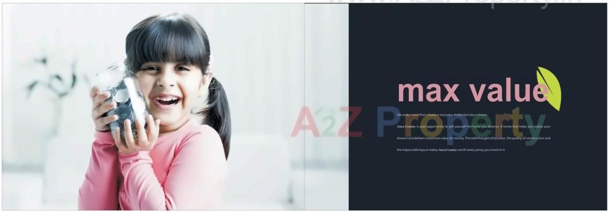  of real estate project Aura County A,b located at Wagholi, Pune, Maharashtra