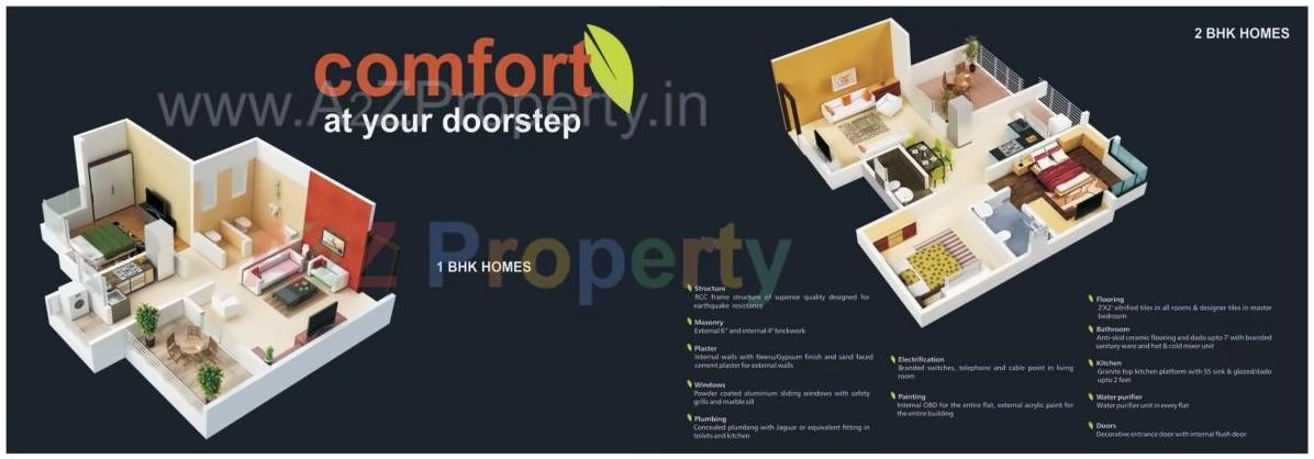  of real estate project Aura County A,b located at Wagholi, Pune, Maharashtra