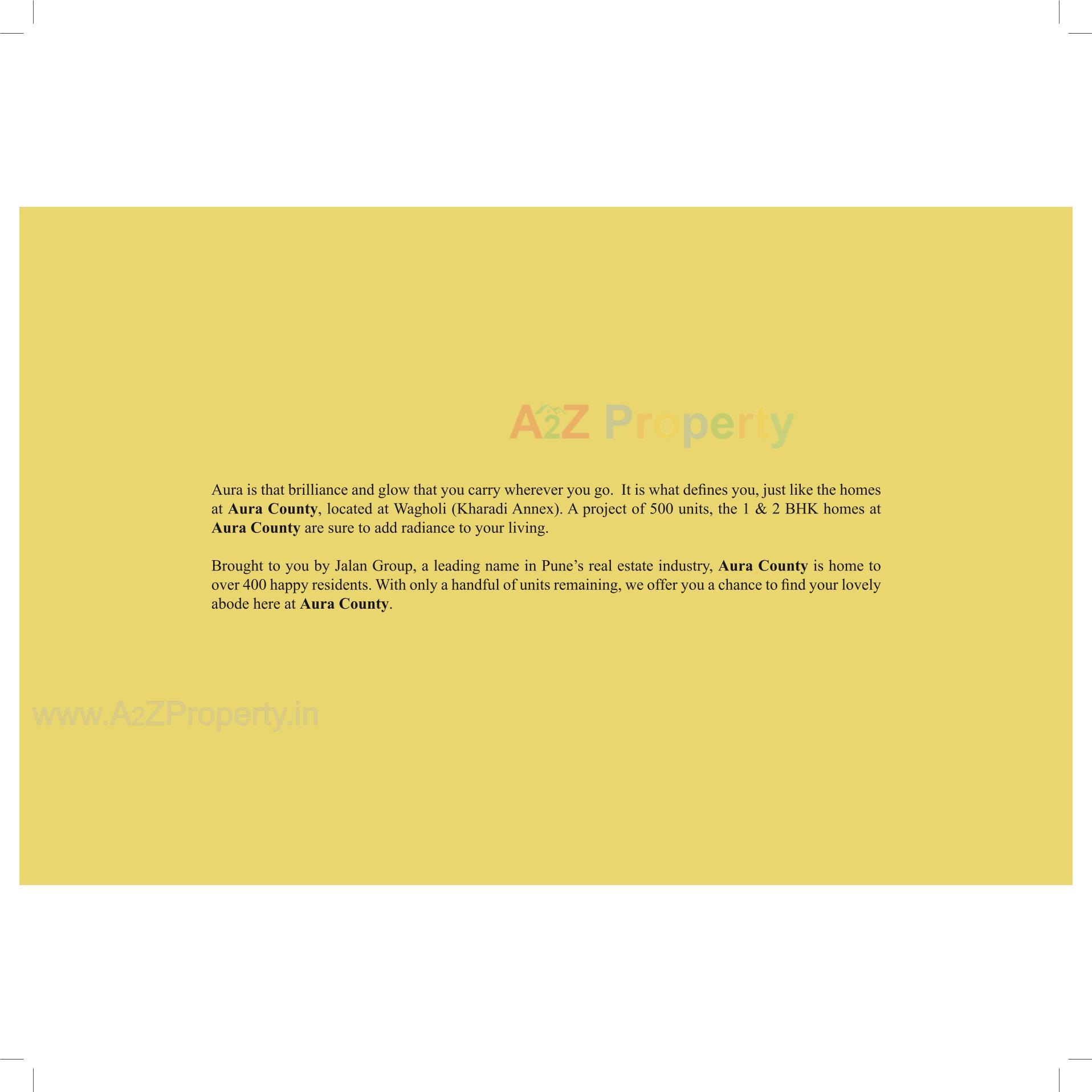  of real estate project Aura County C,d located at Wagholi, Pune, Maharashtra