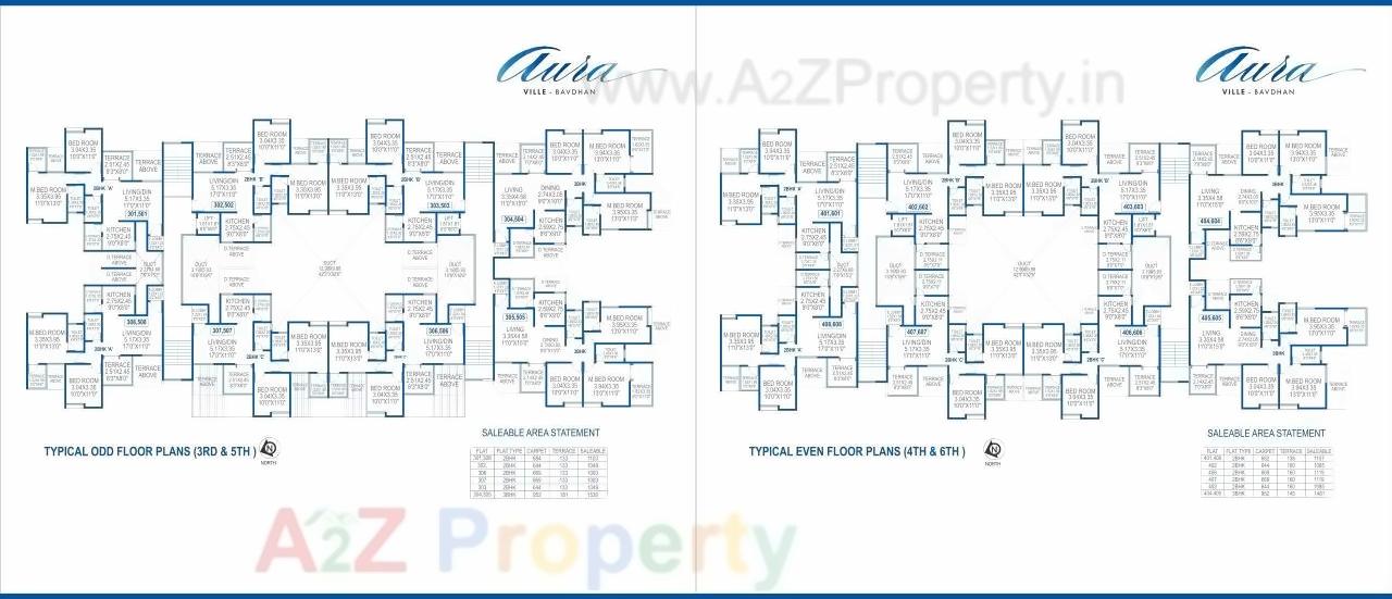 Layout of real estate project Aura Ville located at Pune-m-corp, Pune, Maharashtra