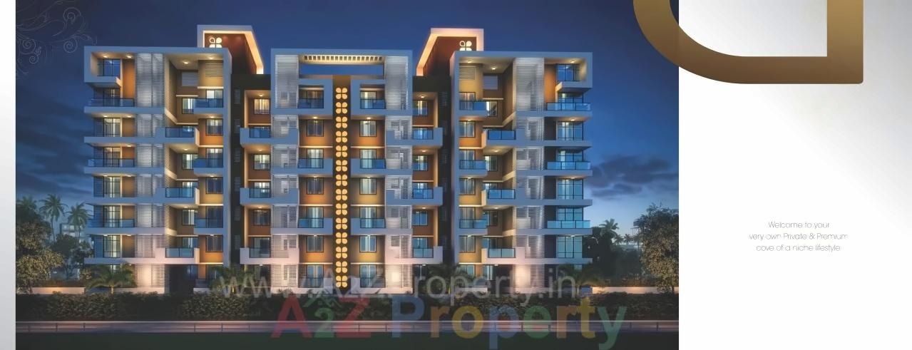 3D Elevation of real estate project Aureate located at Pimpale-saudagar, Pune, Maharashtra