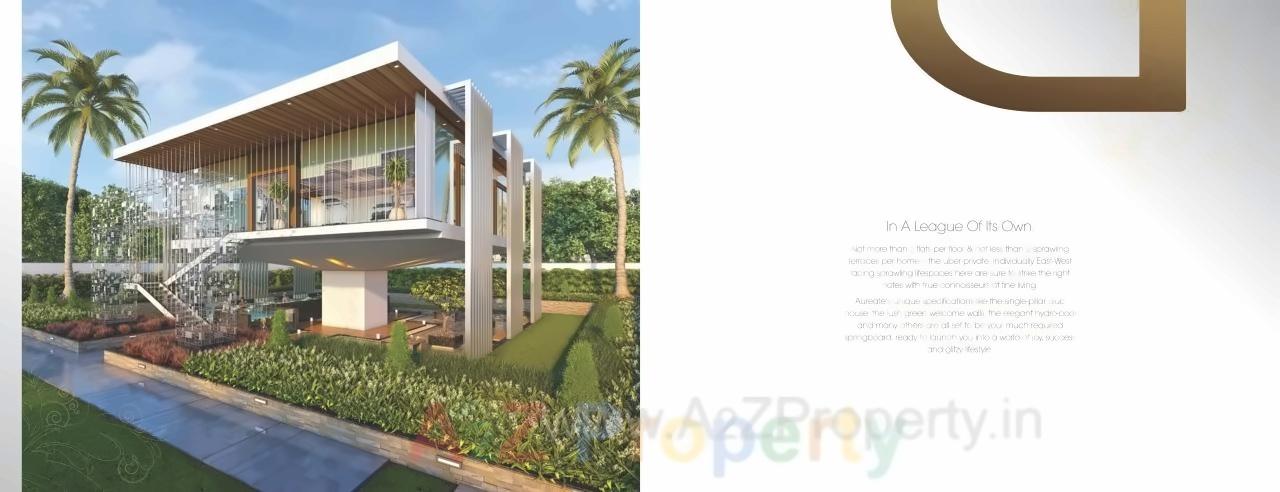 3D Elevation of real estate project Aureate located at Pimpale-saudagar, Pune, Maharashtra