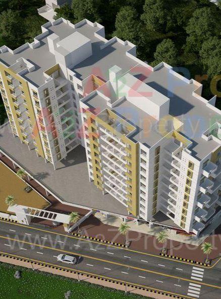 3D Elevation of real estate project Aurum Vrundavan located at Dighi, Pune, Maharashtra