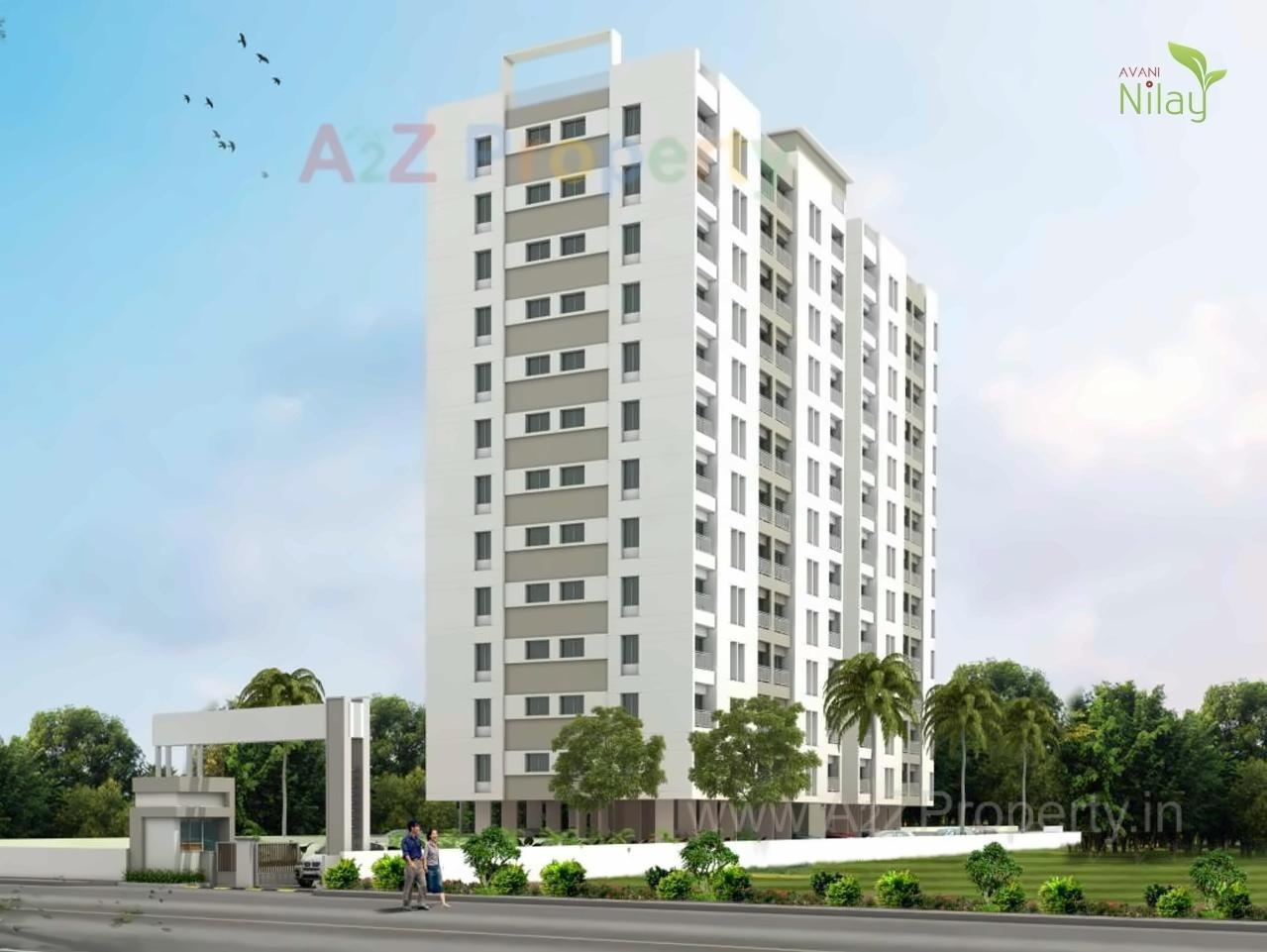 3D Elevation of real estate project Avani Nilay located at Wadhu-bk, Pune, Maharashtra