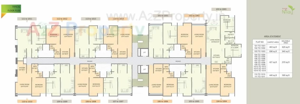 Layout of real estate project Avani Nilay located at Wadhu-bk, Pune, Maharashtra
