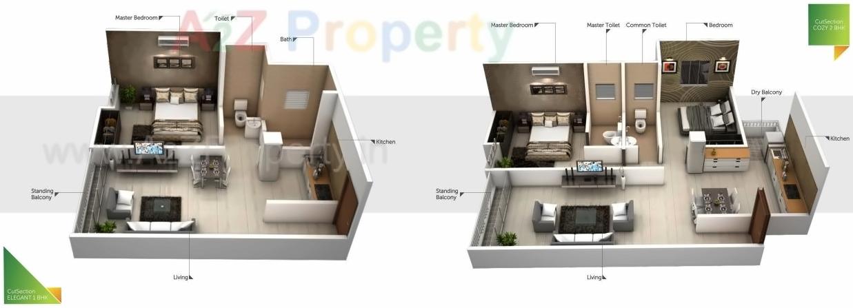 Layout of real estate project Avani Nilay located at Wadhu-bk, Pune, Maharashtra