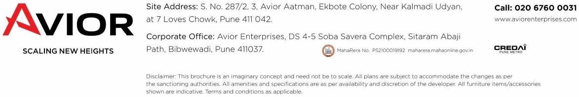  of real estate project Avior Aatman located at Pune-m-corp, Pune, Maharashtra