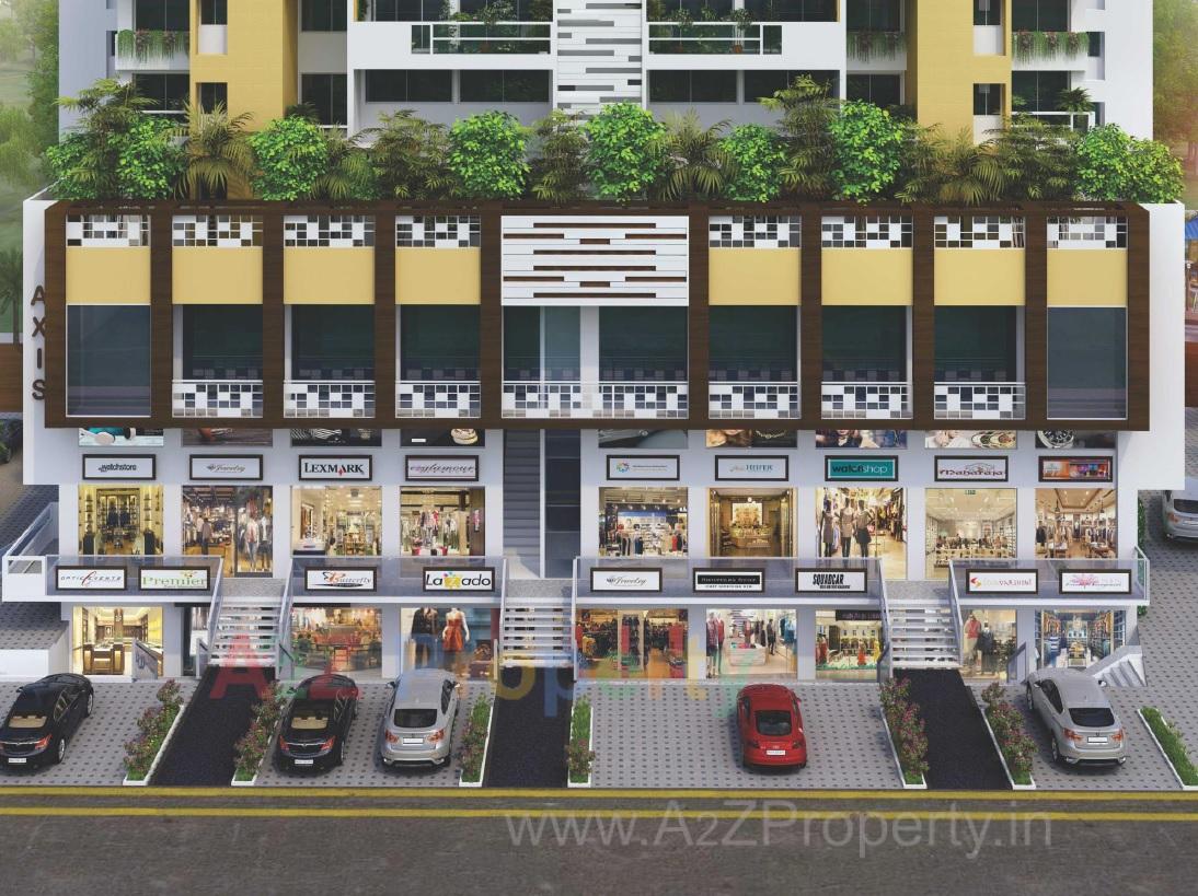 3D Elevation of real estate project Axis Vertiga located at Mohammadwadi, Pune, Maharashtra