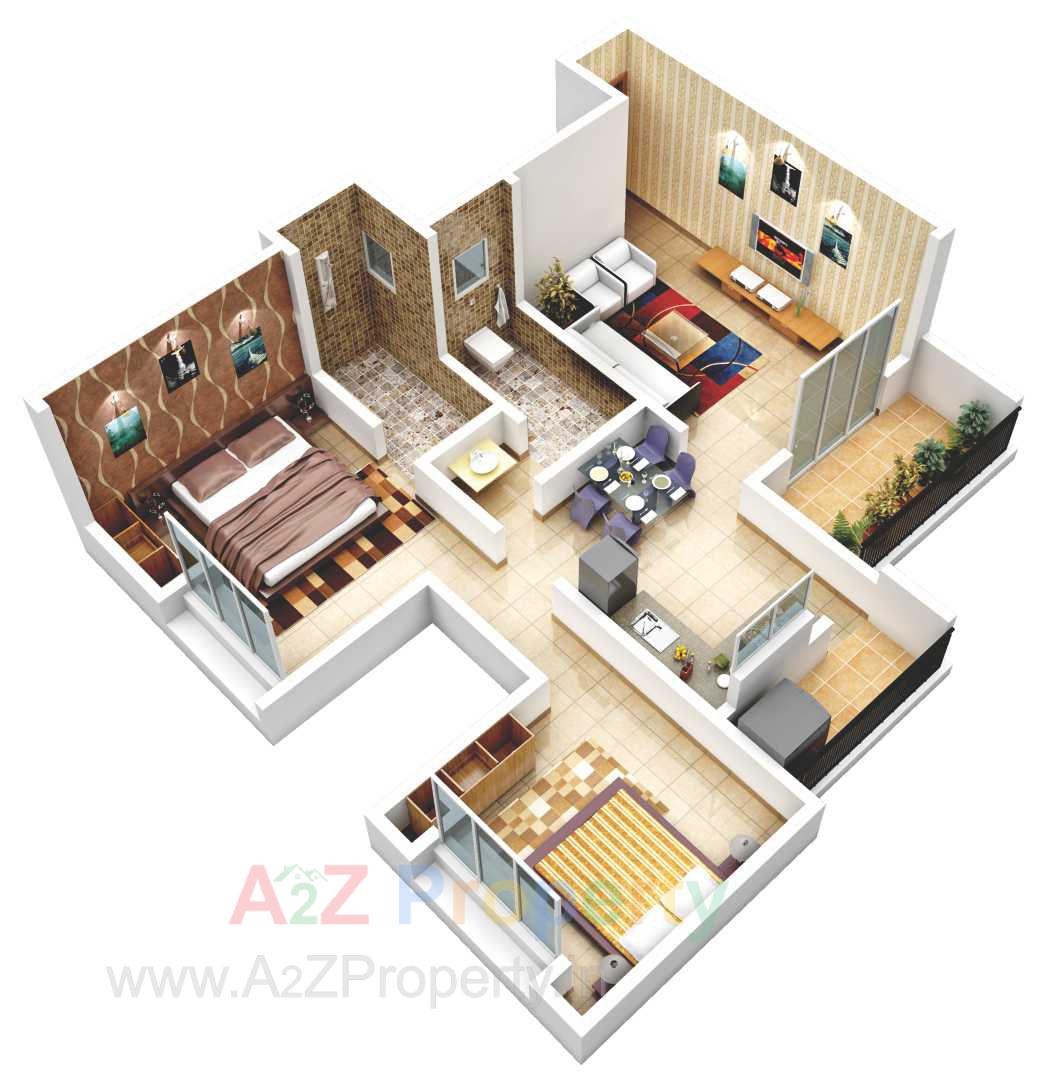 Azalia 7 of real estate project Azalea located at Bhilarewadi, Pune, Maharashtra