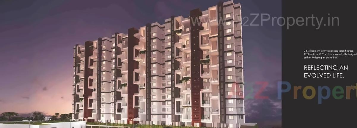 3D Elevation of real estate project B1 Song Of Joy Geras Greenville located at Kharadi, Pune, Maharashtra