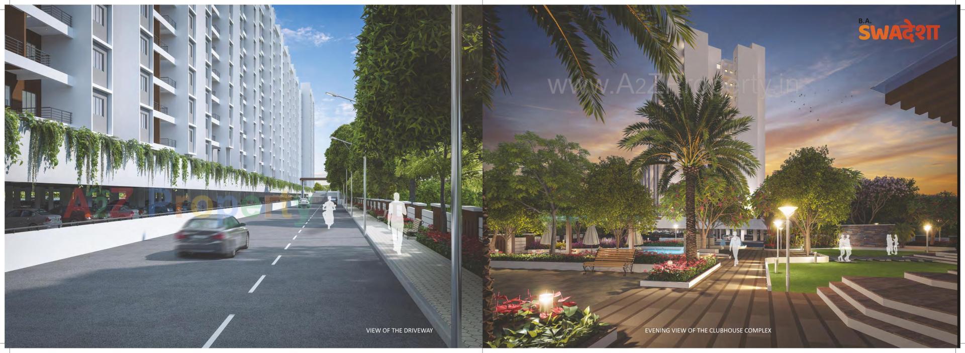 3D Elevation of real estate project Ba Swadesha located at Pimpri-chinchawad-m-corp, Pune, Maharashtra