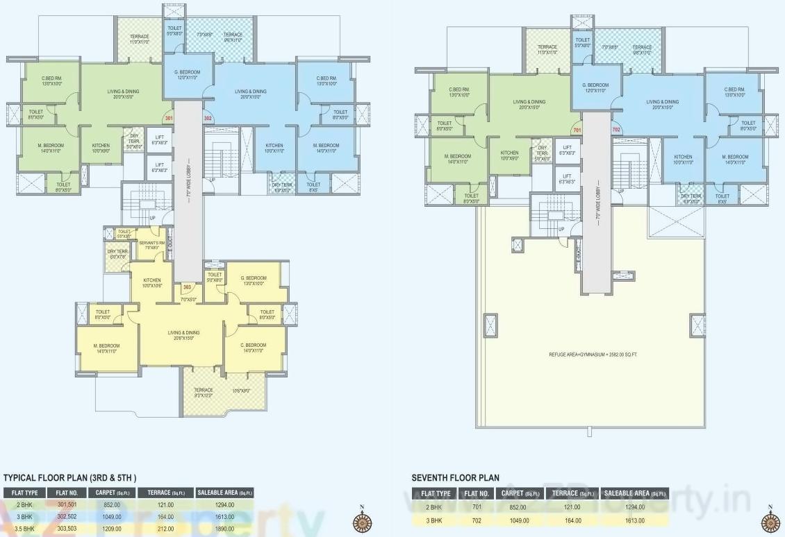 Layout of real estate project Balaji Infinity located at Baner, Pune, Maharashtra