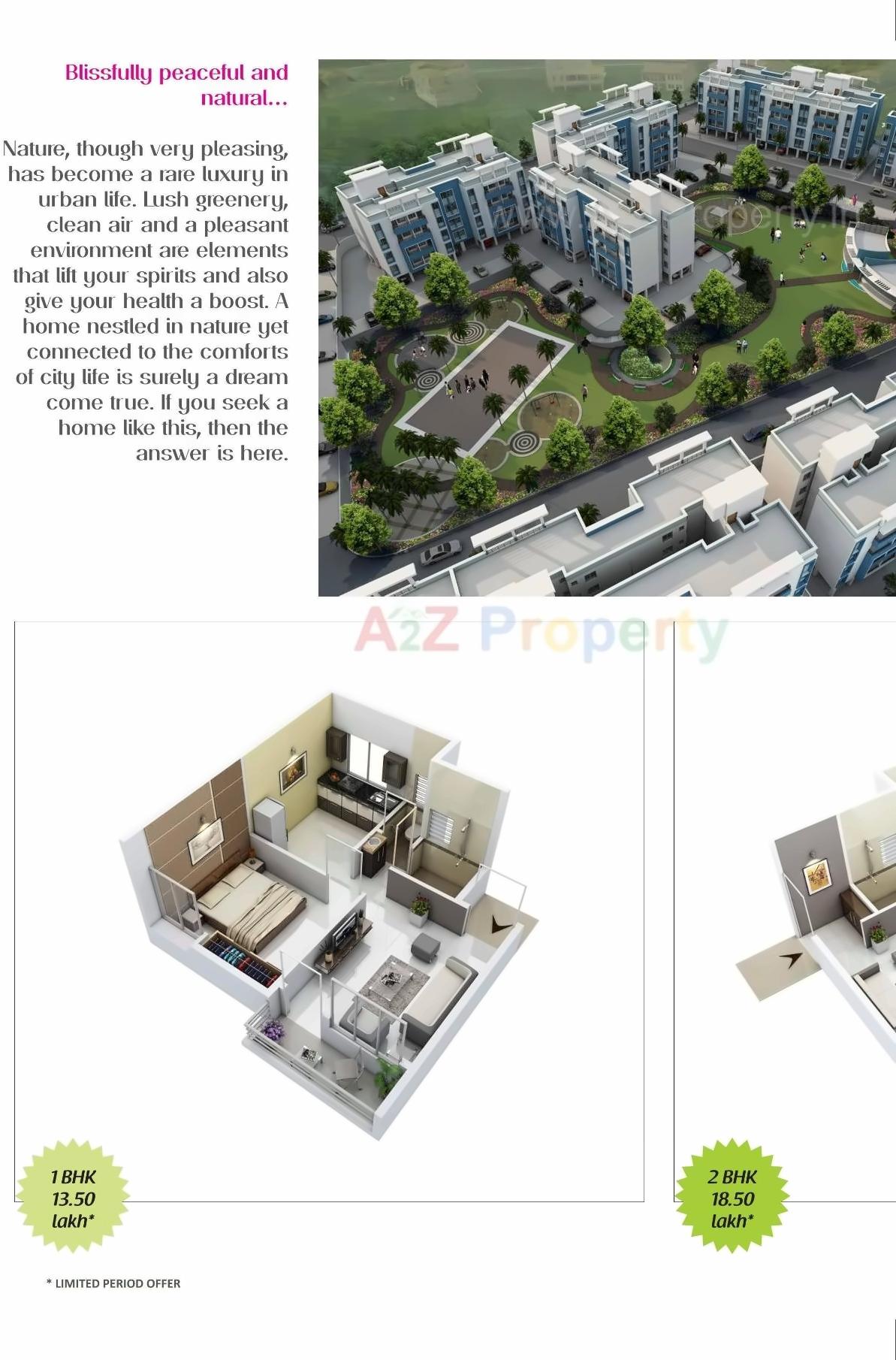 Layout of real estate project Balaji Nisarg located at Shiraswadi, Pune, Maharashtra
