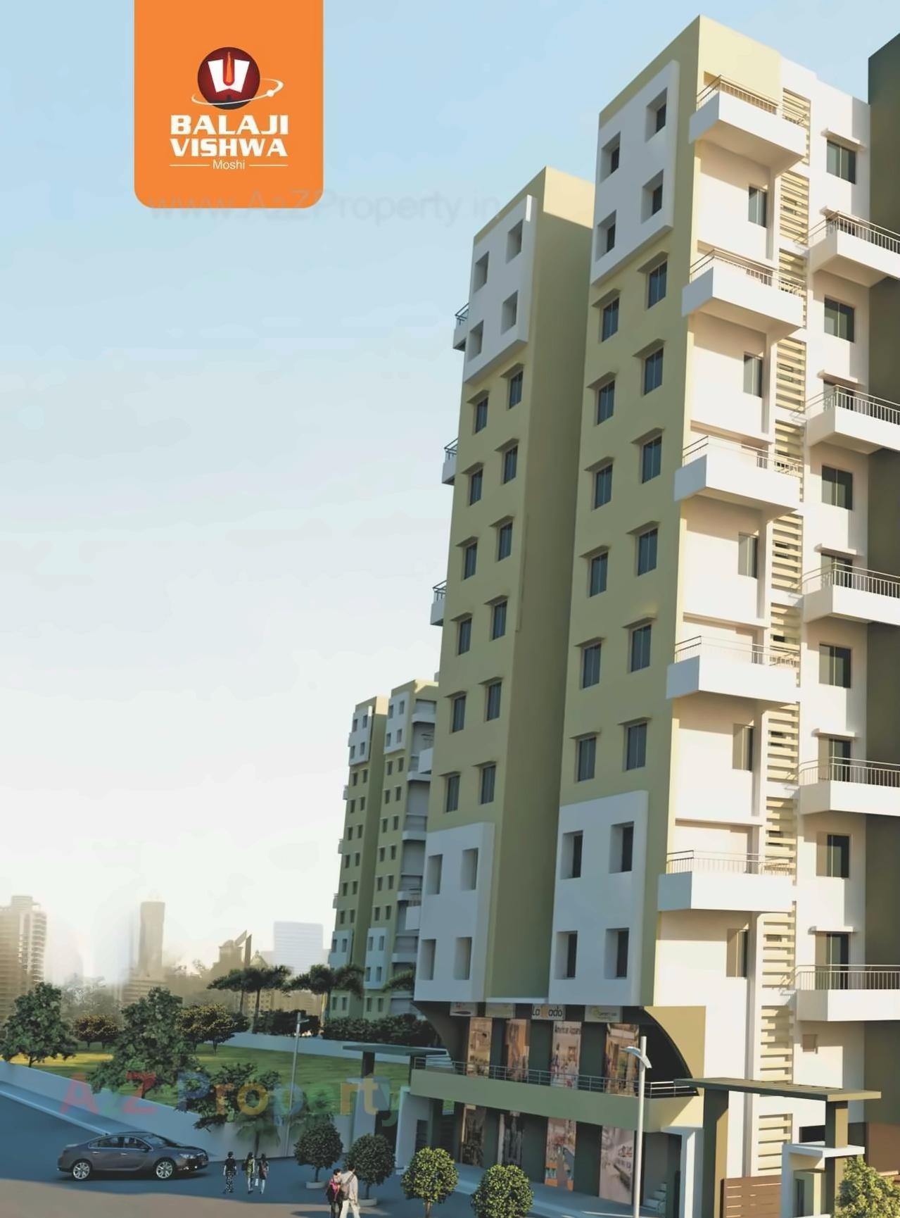 3D Elevation of real estate project Balaji Vishwa located at Pune-m-corp, Pune, Maharashtra