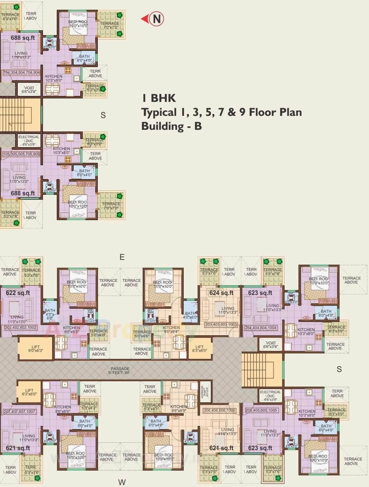 Layout of real estate project Balaji Vishwa located at Pune-m-corp, Pune, Maharashtra