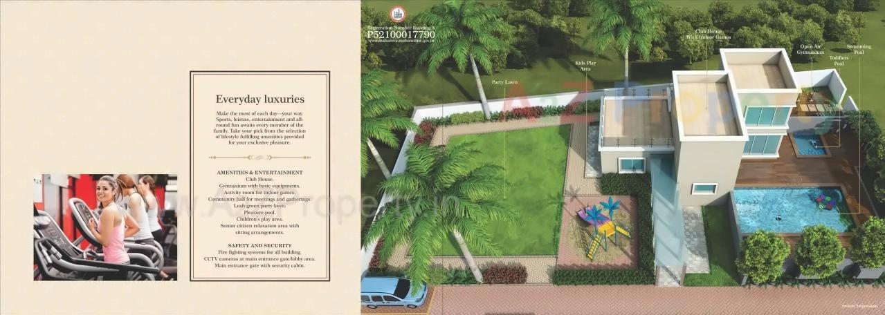 3D Elevation of real estate project Banka Sapphire located at Pisoli, Pune, Maharashtra