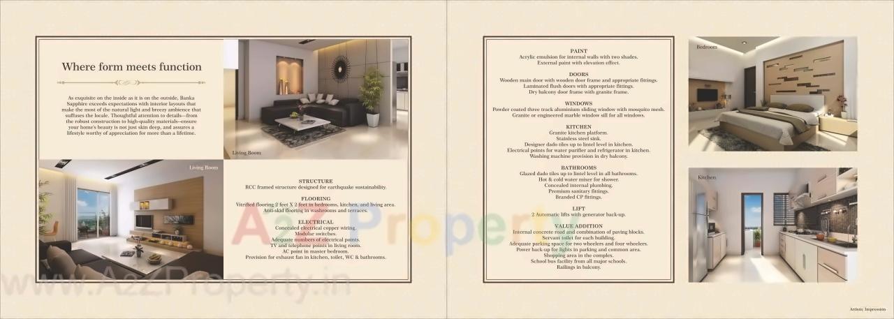 Layout of real estate project Banka Sapphire located at Pisoli, Pune, Maharashtra