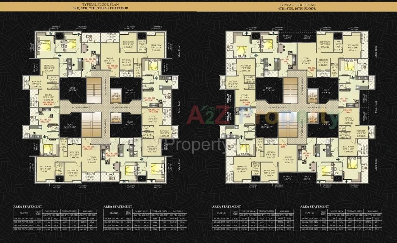 Layout of real estate project Basera Eternity located at Hinjavadi-ct, Pune, Maharashtra