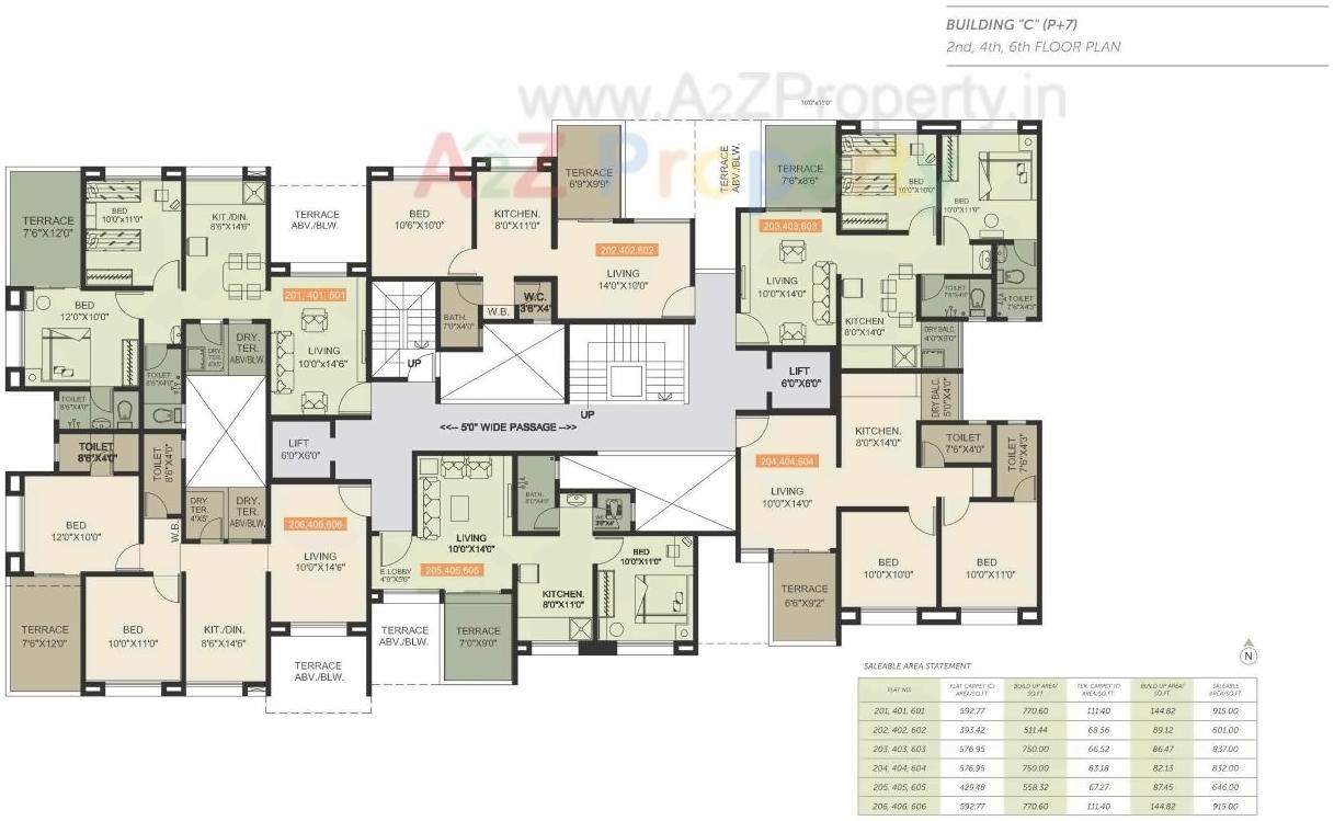 Layout of real estate project Basil Park C located at Bhosari, Pune, Maharashtra