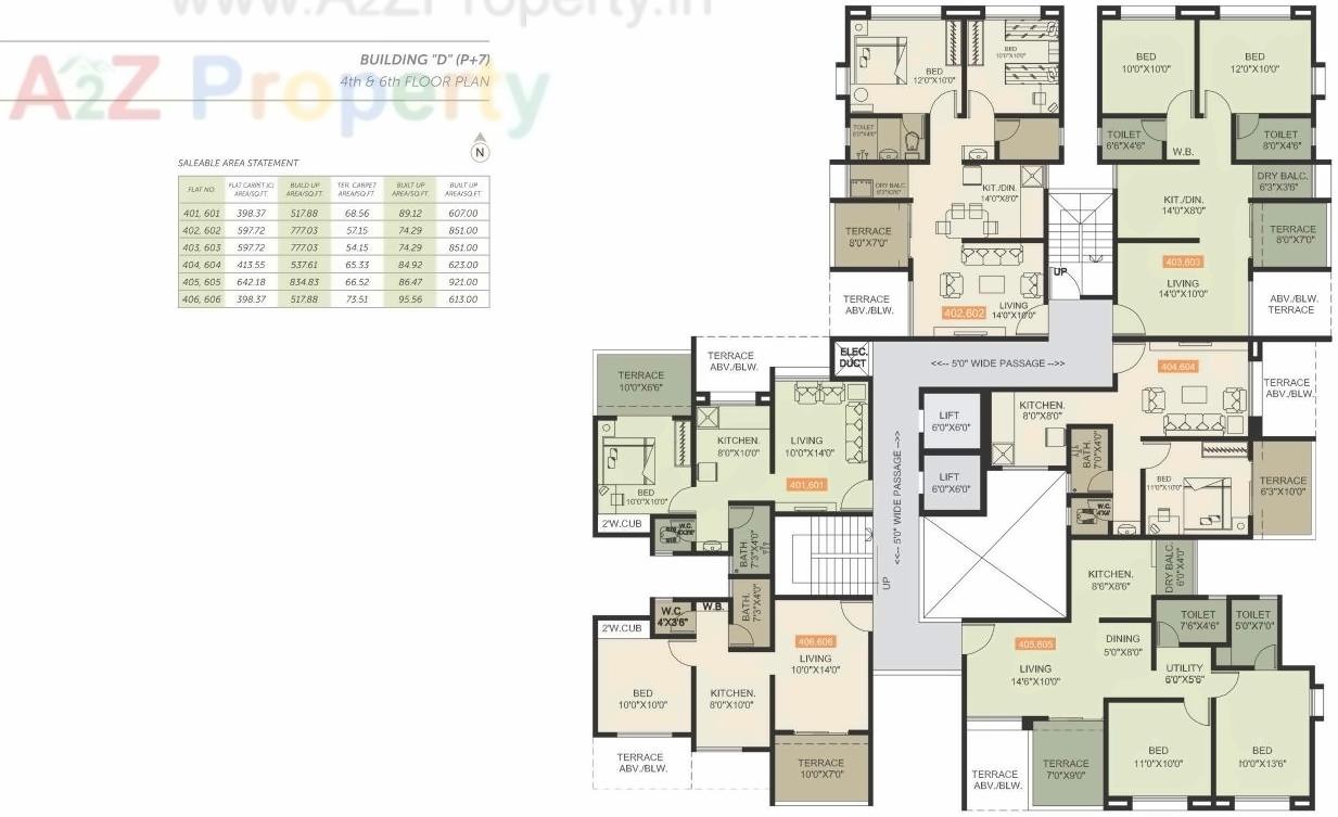Layout of real estate project Basil Park C located at Bhosari, Pune, Maharashtra