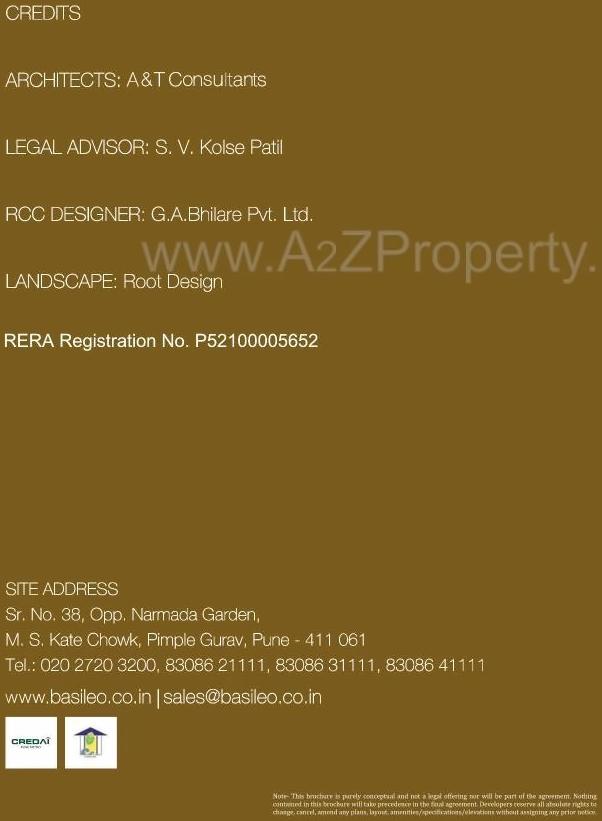  of real estate project Basileo located at Pimpale-gurav, Pune, Maharashtra