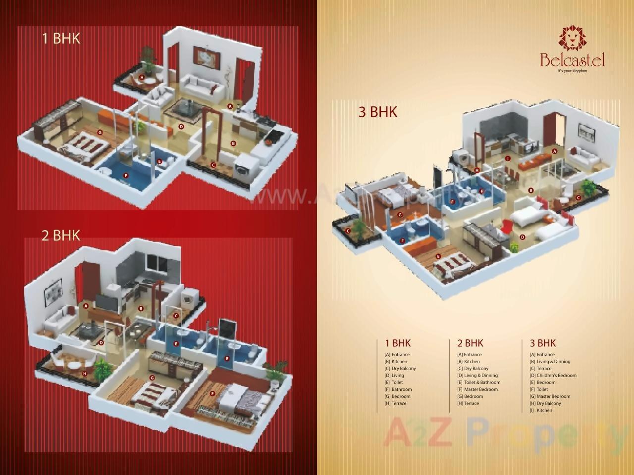 Layout of real estate project Belcastel located at Keshavnagarmundwa, Pune, Maharashtra