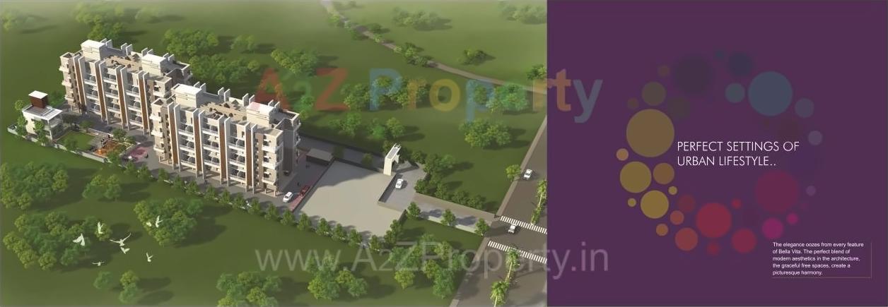 3D Elevation of real estate project Bella Vita located at Wagholi, Pune, Maharashtra