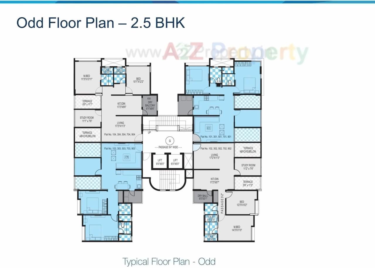 Layout of real estate project Bellavista located at Pune-m-corp, Pune, Maharashtra