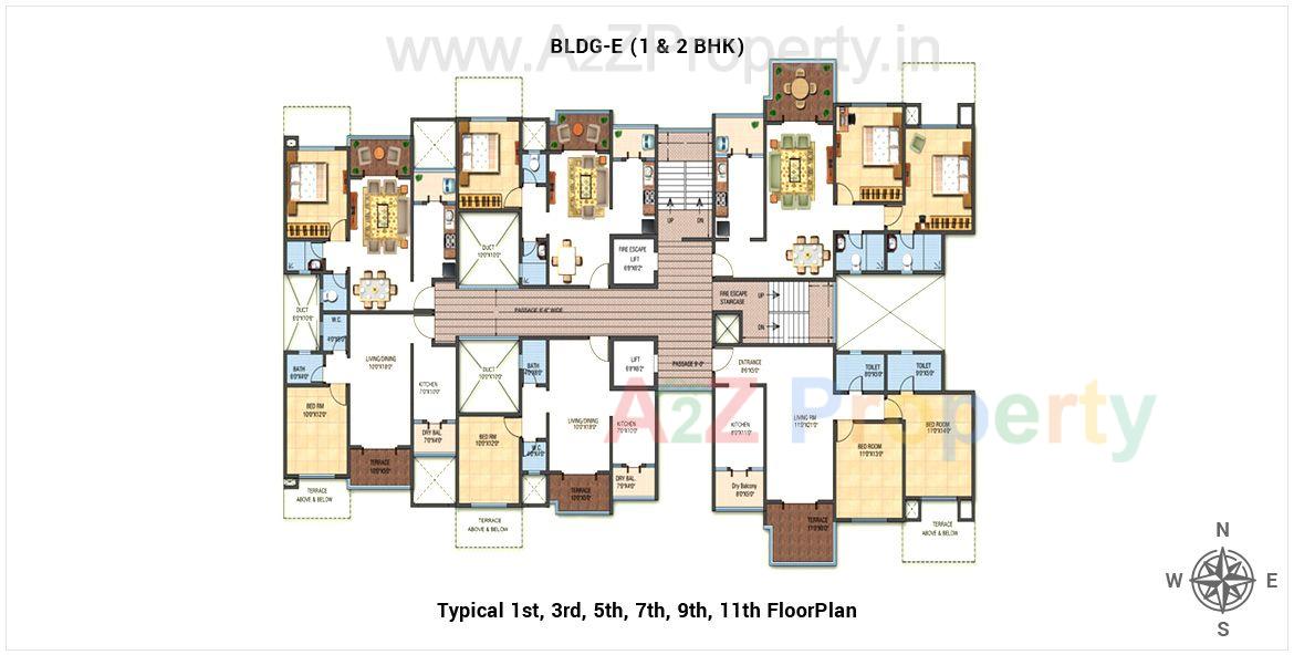 Beverlyhills Floorplan5 of real estate project Beverly Hills located at Hinjavadi-ct, Pune, Maharashtra