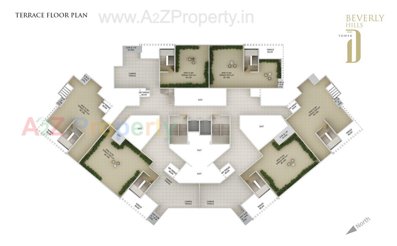 Beverly Hill Floor Plan 07 of real estate project Beverly Hills located at Baner, Pune, Maharashtra