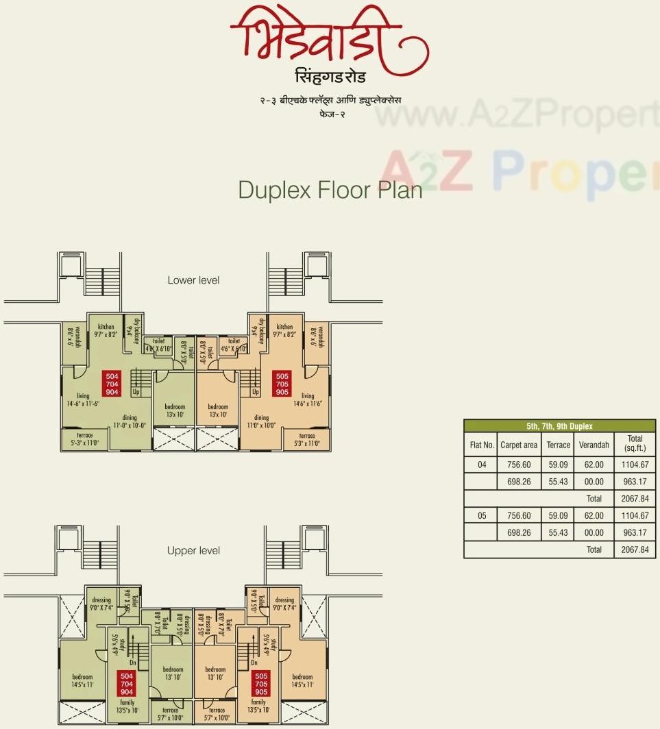 Layout of real estate project Bhidewadi located at Wadgaon-bk, Pune, Maharashtra
