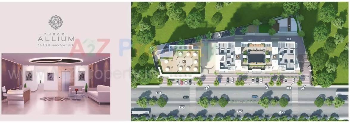 Layout of real estate project Bhoomi Allium located at Pimpri-chinchawad-m-corp, Pune, Maharashtra