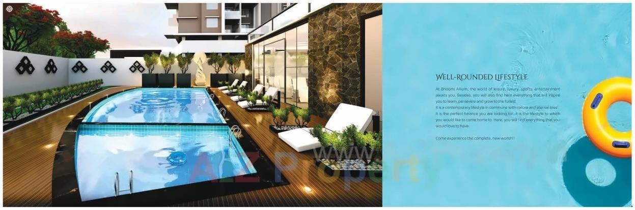 3D Elevation of real estate project Bhoomi Allium located at Pimpri-chinchawad-m-corp, Pune, Maharashtra