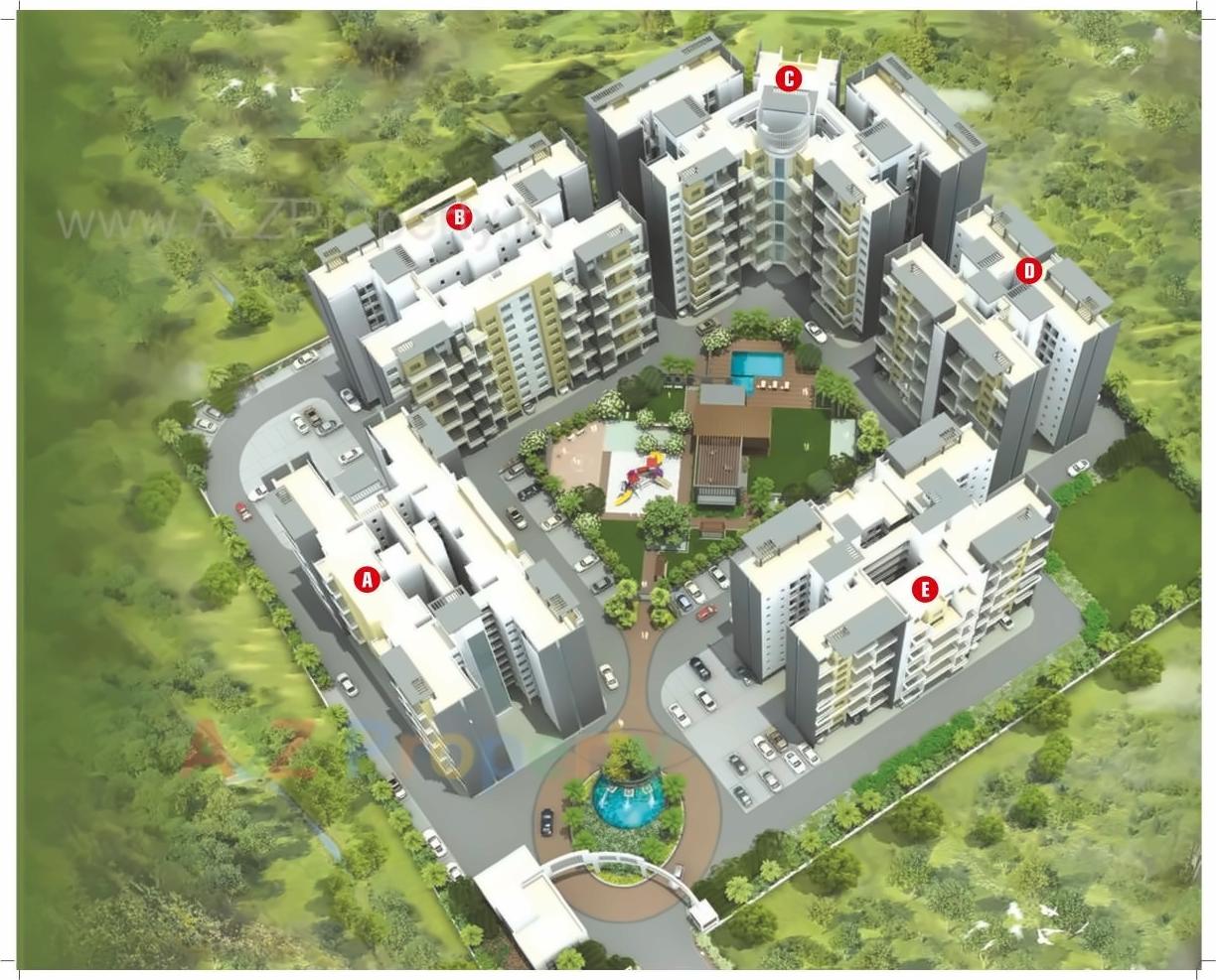 3D Elevation of real estate project Bhumi Silveriio located at Pimpri-chinchawad-m-corp, Pune, Maharashtra